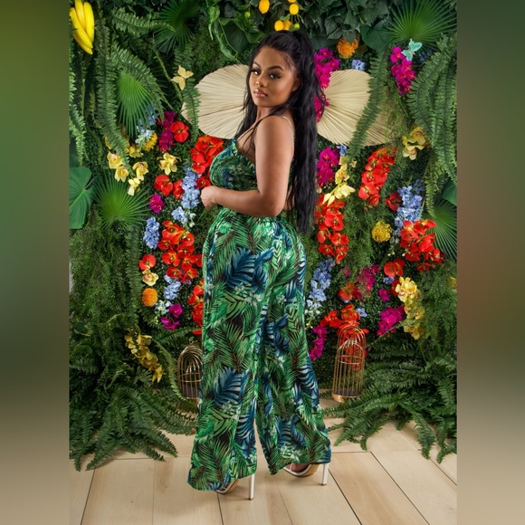 Jumpsuit two piece pants set - Picture 4 of 8